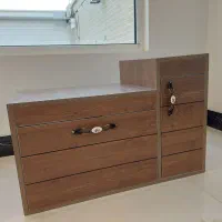 روشویی pvc طرح چوب