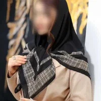 روسری حریر کرپ فاویانا دستدوز، شوش