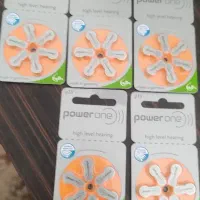 5 عدد باطری سمعک آلمانی برند power one