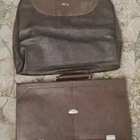 ۲ عدد کیف چرمی اداری