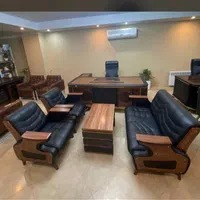 کانتر منشی میزکارمندی ریاست صندلی نیمست چرم|دفتر کار|اصفهان, خلجا|دیوار