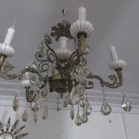 لوستر برنز اصل|لوستر و چراغ آویز|خرم‌آباد, |دیوار