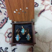 نیم ست فیروزه اصل