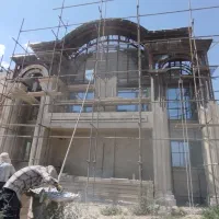 اجرای نمای سنگی رومی وکلاسیک