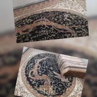 دو تخته فرش سورمه ای