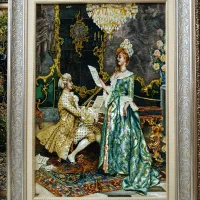 تابلو فرش طرح فرانسوی/فروشگاه ماندگار نقدو اقساط|تابلو فرش|تهران, لویزان|دیوار