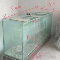 آکواریوم ۲۰۰در ۵۰ در ارتفاع ۸۰ با شیشه ۱۶ میل