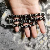 تسبیح کشکول نقره کوب