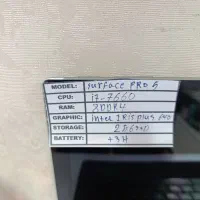 لپتاپsurface i7رم8هاردssd  تاچ‌کاملانوباکارتن‌|رایانه همراه|تهران, پونک|دیوار