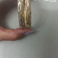 نیم ست و زنجیر ۱۲گرم النگو دو عدد|جواهرات|اراک, |دیوار