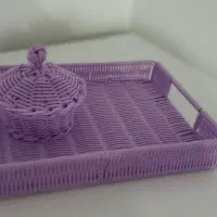 انواع سبد دست بافت فروشی|صنایع دستی و سایر لوازم تزئینی|آران و بیدگل, |دیوار