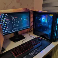 کیس گیمینگ i5 12500+RTX3050 درحد آکبند