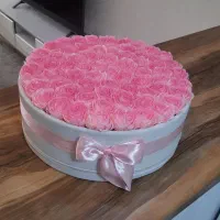 دسته گل روبانی