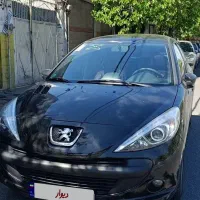 سواری پژوi207 مشکی پانا دنده ای