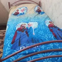 تخت فلزی دست ساز ، رنگ کوره ای|تخت و سرویس خواب|ایلام, |دیوار