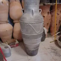 کوزه خمره گلدان سفالی و خام پتینه کد 2|صنایع دستی و سایر لوازم تزئینی|کرج, ساسانی (قلمستان)|دیوار