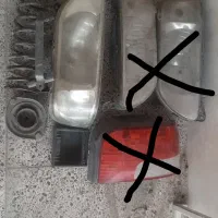 لوازم پرایدچراغ جلووعقب وسه چرخه|قطعات یدکی و لوازم جانبی|بروجرد, |دیوار