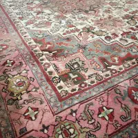 هریس دستباف 6متری کرم|فرش|تهران, خاوران|دیوار