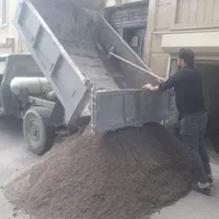 حمل مصالح ساختمانی  ماسه کچ سیمان بلوک سفال وغیره|خدمات حمل و نقل|اهر, |دیوار