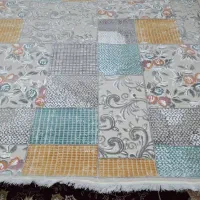 ۱جفت فرش فانتزی ۶متری خوش رنگ روشن|فرش|مشهد, رسالت|دیوار