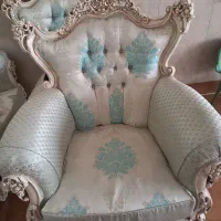 مبلمان ۹نفره کاملا سالم و تمیز درحد نو|مبلمان خانگی و میز عسلی|وحیدیه, |دیوار