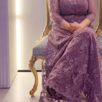 لباس مجلسی تمام گیپور فقط چند ساعت پوشیده شده