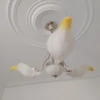 دو عدد لوستر، سه شاخه و پنج شاخه