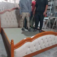 تختخواب دو نفره|تخت و سرویس خواب|کاشمر, |دیوار