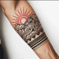 اجرای تخصصی مدل تتو بدن(آقایان)