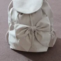 کوله پاپیون صورتی مخمل