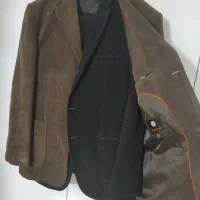 کت شلوار مخمل کبریتی ریز و درشت د سایز ۵۲با ۵۴