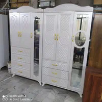 کمد لباس ۳درب وکیوم بوفه آینه دار(خوران چوب)|جاکفشی، کمد، دراور|تبریز, |دیوار