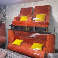 **مبل راحتی نو ست ۷ نفره خوش رنگ مبلمان درحد**