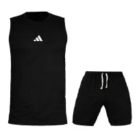 تاپ شلوارک ورزشی بدنسازی مردانه