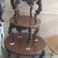 میز جلو مبلی طرح گرد|مبلمان خانگی و میز عسلی|قم, نخودی|دیوار