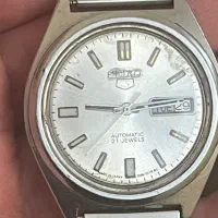 ساعت سیکو ۵ صفحه نقره ای7009 ژاپن ۲۱جواهر نبضی ناب|ساعت|تهران, وردآورد|دیوار