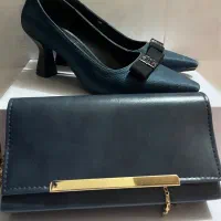 کیف و کفش سرمه ای نو