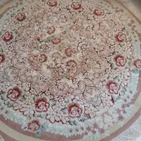 فرش قالیچه گرد گل برجسته|فرش|تهران, گرگان|دیوار