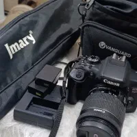 دوربین کنون Canon 750D کامل و تمیز قیمت مناسب|دوربین عکاسی و فیلمبرداری|مشهد, گلبرگ|دیوار