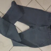 شلوار لی زارا. اورجینال. شلوار کتان کشی طوسی|لباس|رشت, پل تالشان|دیوار