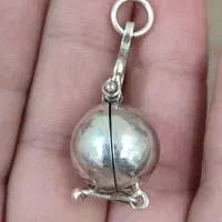 گردنی نقره دست ساز حرز