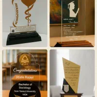 تندیس فارغ التحصیلی مینیمال