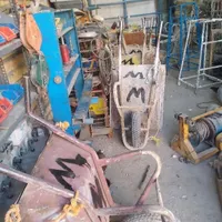 بالابر بشکه.چهارپایه.تعمیر تخته.فرغون هیلتی