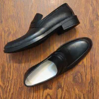 کفش مجلسی مردانه چرم طبیعی بی بند