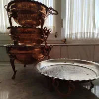 چهار تیکه پذیرایی مسی