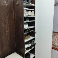 جاکفشی همراه نشیمن و آویز لباس|جاکفشی، کمد، دراور|اندیشه, اندیشه فاز ۶|دیوار