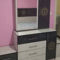 سرویس خواب بزرگسال تخت تشک دراور پاتختی