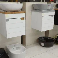 کابین روشویی در ابعاد کوچک