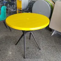 میز گرد پلاستیکی شیک|میز و صندلی غذاخوری|نجف‌آباد, یزدانشهر|دیوار