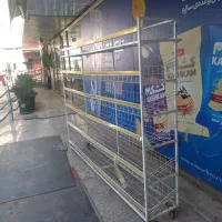 قفسه آهنی فوق سبک در حد نو